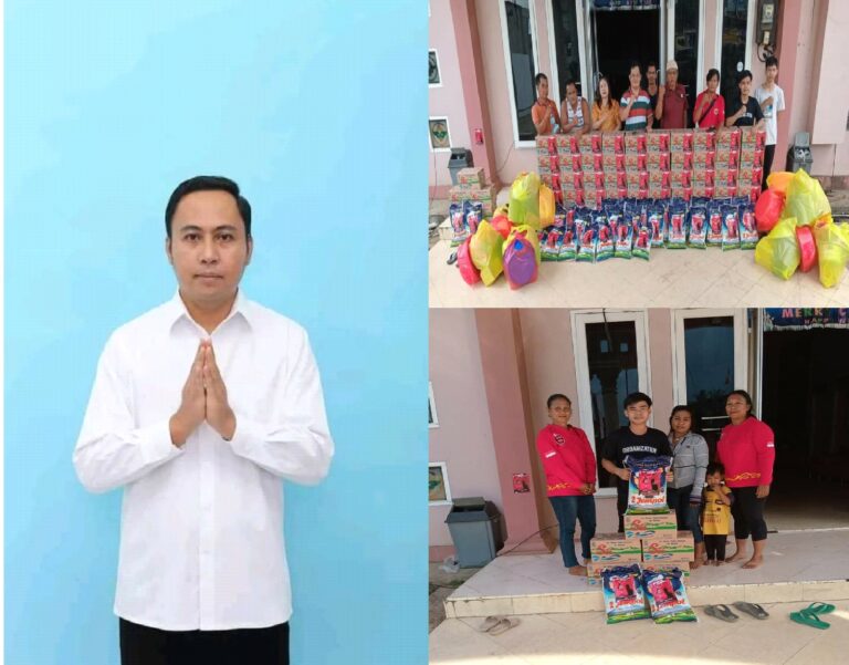 BANTUAN BAPAK FREDERICK EDWIN DI MELAK ULU DAN KAMPUNG TANJUNG JONE